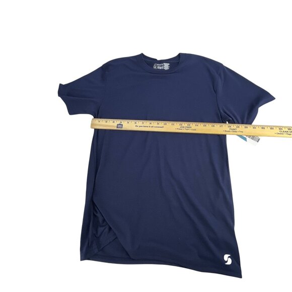 Soffe Drirelease T-Shirt Performance T-Shirt S Navy Blue Men's Short Sleeve Brea - Picture 9 of 9